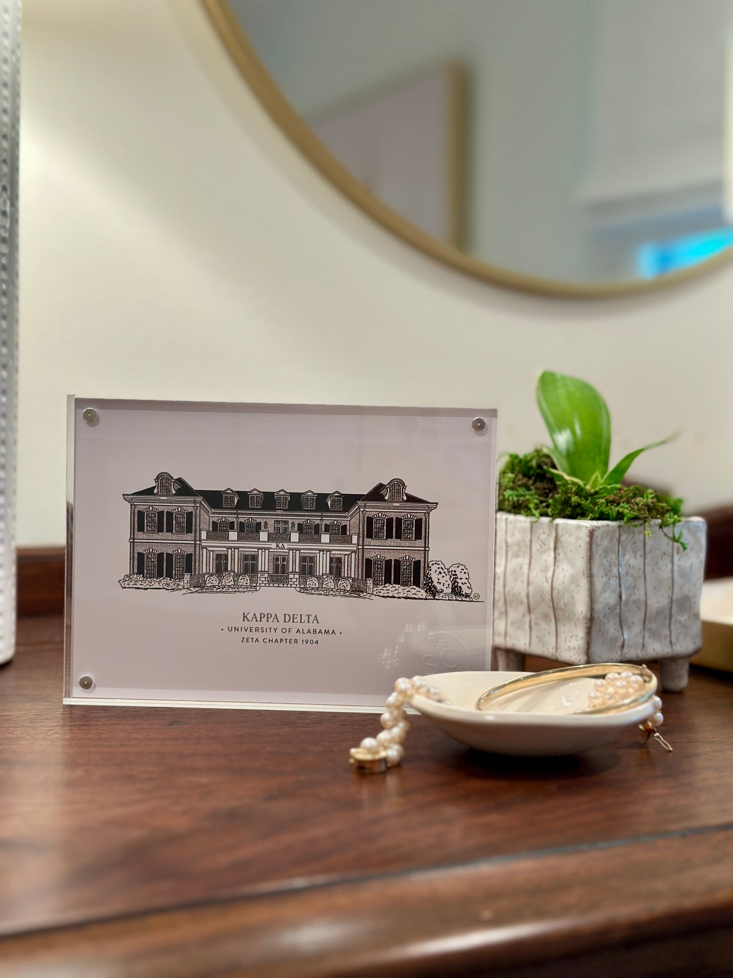 3. Kappa Delta 5x7 Art Print: Timeless Tribute to the Legacy of Sisterhood at the University of Alabama