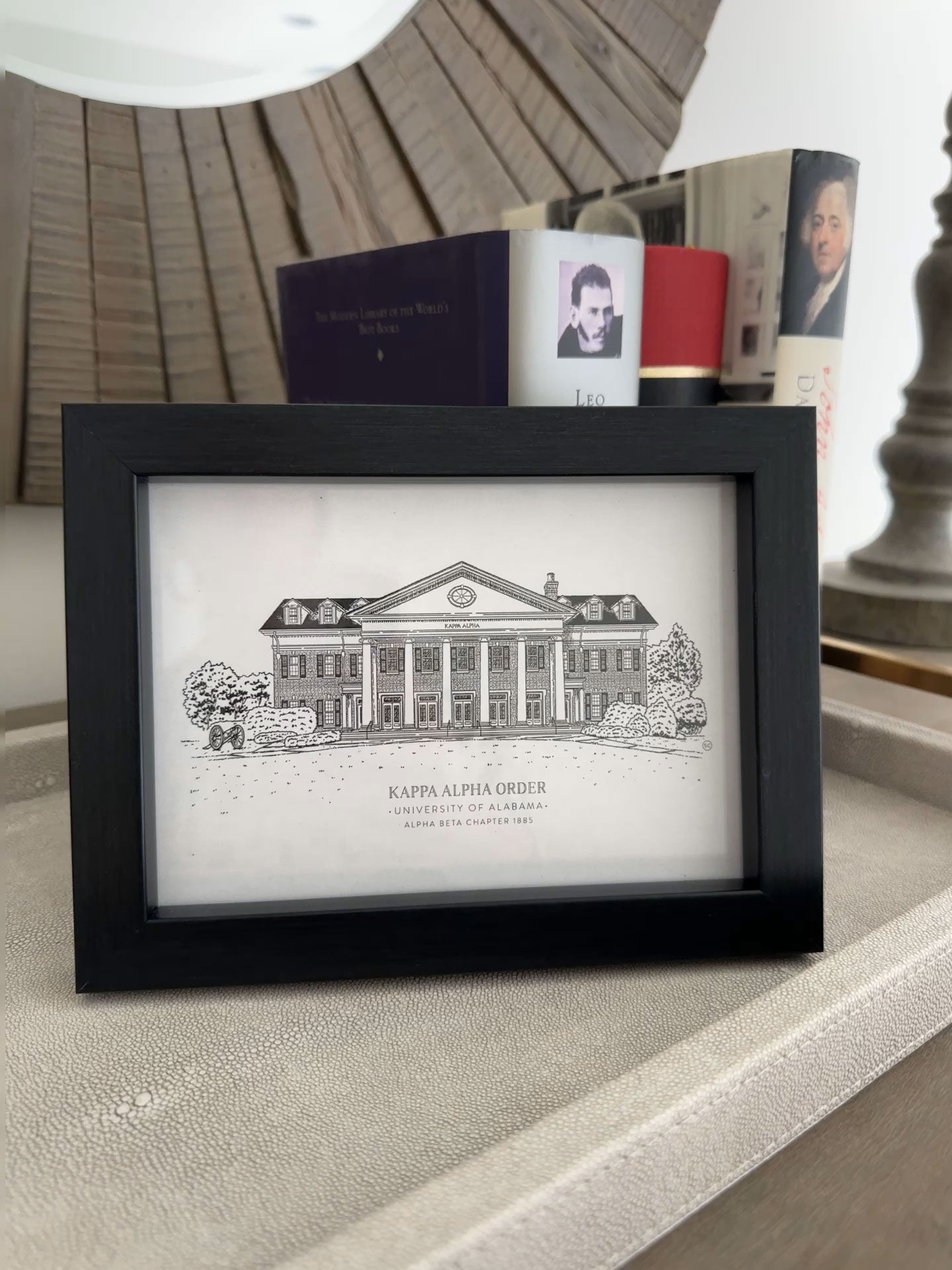 Kappa Alpha Order 5x7 Art Print: Elegant Tribute to Alpha Beta Chapter’s Historic Home at the University of Alabama